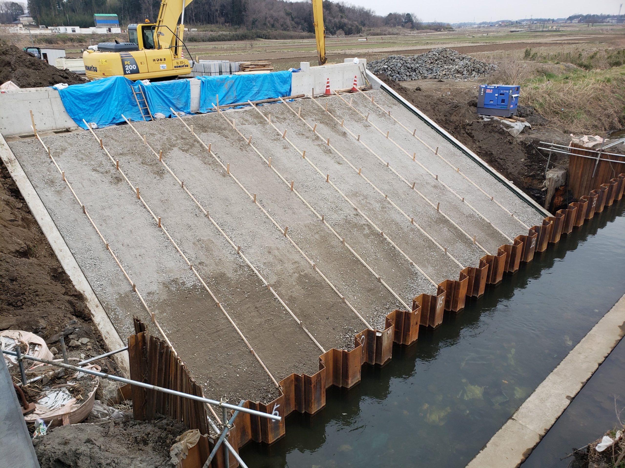 つくば市小島土木現在の様子
